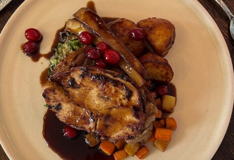no.4 clifton village christmas party menu with delicious turkey option and vegetarian pithivier